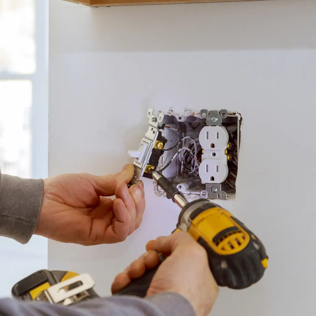 استبدال المفاتيح ووحدات الإضاءة